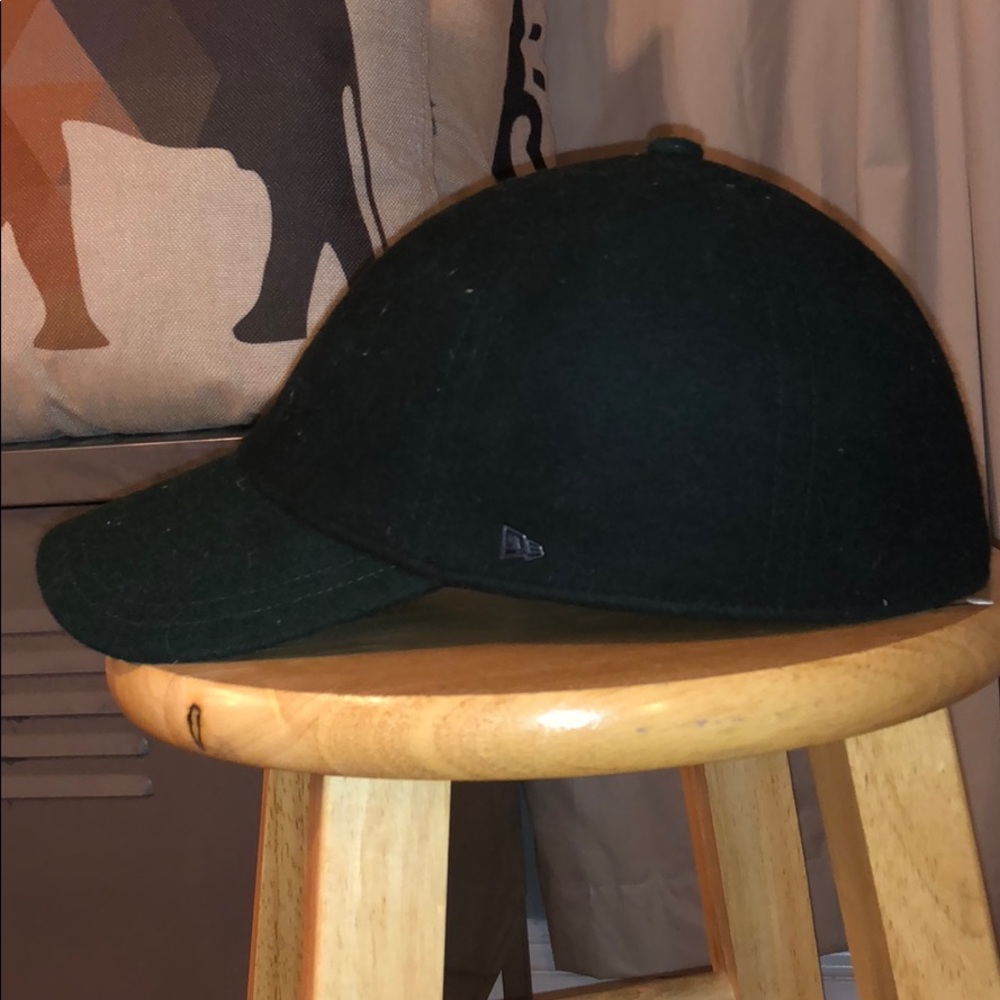 New Era Green Wool Baseball Cap